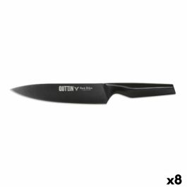Cuchillo Chef Quttin Black Edition 20 cm (8 Unidades)