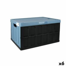 Caja plegable Tontarelli Plástico 62 L Azul Negro Pizarra 59,5 x 39 x 31,5 cm (6 Unidades) Precio: 112.94999947. SKU: B1CGDN84KF
