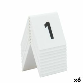 Cartel Securit Sobremesa Números 1-10 10 Piezas (6 Unidades)