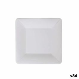 Set de Platos Algon Desechables Blanco Cartón Cuadrado 18 cm (36 Unidades) Precio: 44.9499996. SKU: B12A2CYNQN