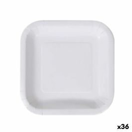 Set de Platos Algon Desechables Blanco Cartón 20 cm (36 Unidades) Precio: 18.94999997. SKU: B1AEL84V4T