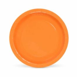 Set de Platos Algon Desechables Cartón Naranja (36 Unidades)