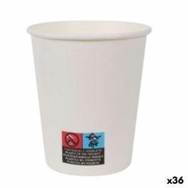 Set de Vasos Algon Cartón Desechables Blanco 250 ml 36 Unidades (15 Piezas)