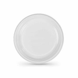 Set de platos reutilizables Algon Blanco 20,5 x 20,5 x 2 cm (36 Unidades)
