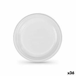 Set de platos reutilizables Algon Blanco 20,5 x 20,5 x 2 cm (36 Unidades) Precio: 19.49999942. SKU: B1JD38ANPN