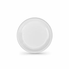 Set de platos reutilizables Algon Blanco Plástico 17 x 17 x 1,5 cm (10 Unidades)