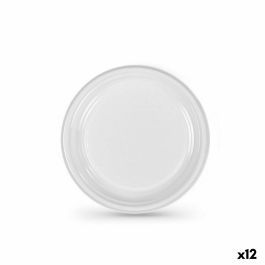 Set de platos reutilizables Algon Blanco Plástico (36 Unidades)
