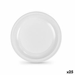 Set de platos reutilizables Algon Blanco Plástico 25 x 25 x 1,5 cm (12 Unidades) Precio: 34.95000058. SKU: B16TQFGEEE