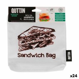 Bolsa Reutilizable para Alimentos Quttin Sándwich 18 x 18 x 2 cm (24 Unidades) Precio: 42.95000028. SKU: B15M489YHP