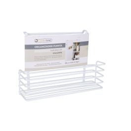 Cesta para Estante de Cocina Confortime Blanco 34 x 12 x 22 cm (12 Unidades)