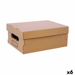 Caja de Almacenaje con Tapa Confortime Cartón 36,5 x 28,5 x 16,5 cm (6 Unidades) Precio: 12.94999959. SKU: B1GYVS32JX