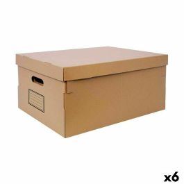 Caja de Almacenaje con Tapa Confortime Cartón 45 x 35 x 20 cm (6 Unidades) Precio: 14.95000012. SKU: B1EX8XYGL4