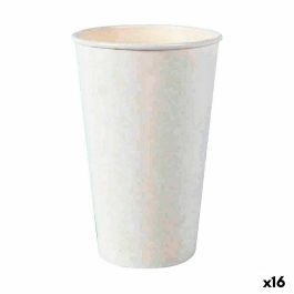 Set de Vasos Algon Desechables Cartón Blanco 15 Piezas 450 ml (16 Unidades)
