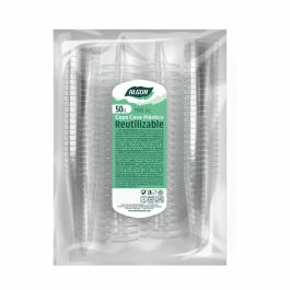 Set de copas reutilizables Algon Cava 50 Piezas 150 ml (6 Unidades)