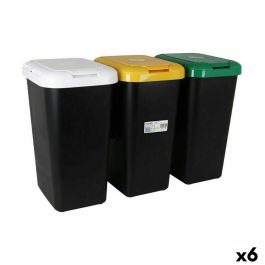 Cubo de Basura para Reciclaje Tontarelli Amarillo Blanco Verde (6 Unidades) Precio: 127.59000001. SKU: B1BHBZSPQ8