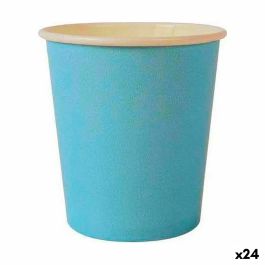 Set de Vasos Algon Desechables Cartón Azul 20 Piezas 120 ml (24 Unidades)