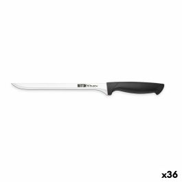 Cuchillo Jamonero Quttin Black Negro Plateado 22 cm (36 Unidades) Precio: 54.94999983. SKU: B1HHDZV3AT