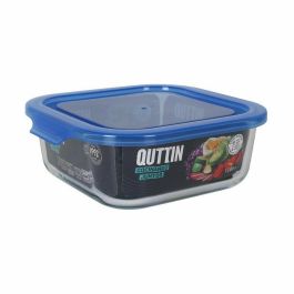 Fiambrera Cuadrada con Tapa Quttin Azul 1,1 L (6 Unidades)