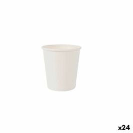 Set de Vasos Algon Desechables Cartón Blanco 20 Piezas 120 ml (24 Unidades)
