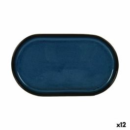 Bandeja de Aperitivos La Mediterránea Chester Azul Ovalado 25,3 x 13,5 x 2,6 cm (12 Unidades) Precio: 40.94999975. SKU: B1HEFCYKYJ