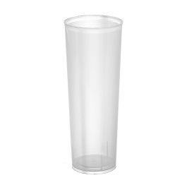 Set de vasos reutilizables Algon De tubo Transparente 10 Piezas 300 ml (50 Unidades)