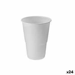 Set de vasos reutilizables Algon Plástico Blanco 15 Piezas 330 ml (24 Unidades) Precio: 20.9500005. SKU: B147MSQA9X