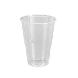 Set de vasos reutilizables Algon Plástico Transparente 12 Piezas 500 ml (18 Unidades)