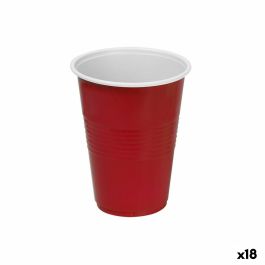 Set de vasos reutilizables Algon Plástico Rojo 10 Piezas 450 ml (18 Unidades) Precio: 20.9500005. SKU: B1596V2GY3