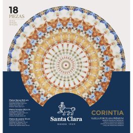 Set de Vajilla Santa Clara Corintia 18 Piezas Porcelana (2 Unidades)