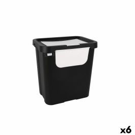 Cubo de Basura para Reciclaje Tontarelli Moda double Blanco (6 Unidades) 24 L Precio: 63.9500004. SKU: B1FV27AQEH
