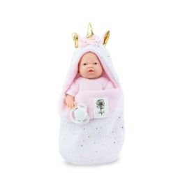 Muñeca mini golosinas unicorn estuche. incluye chupete 21cm