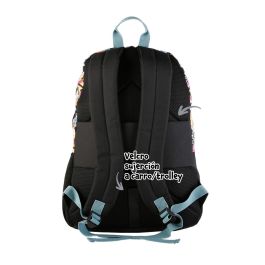 Mochila Primaria Minecraft Pixel con carro 44 X 30 X 20 CM.