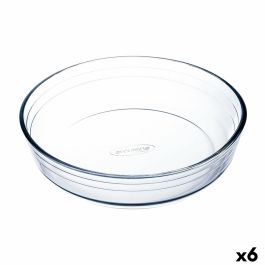 Molde para Tartas Ô Cuisine Ocuisine Vidrio Transparente Vidrio Redondo 23 x 23 x 6 cm 6 Unidades