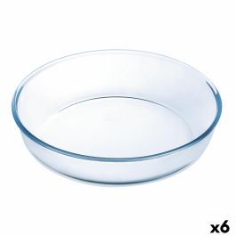 Molde para Tartas Ô Cuisine Ocuisine Vidrio Transparente Vidrio Redondo 26 x 26 x 6 cm 6 Unidades
