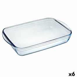 Fuente de Cocina Pyrex Classic 4,6 L 40,3 x 26,3 x 7,3 cm Transparente Vidrio (6 Unidades)