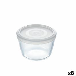 Fiambrera Redonda con Tapa Pyrex Cook&freeze 600 ml 12 x 12 x 9 cm Transparente Vidrio Silicona (8 Unidades) Precio: 77.95000048. SKU: S2707101
