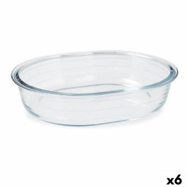 Fuente de Cocina Pyrex Classic Ovalado Transparente Vidrio 25 x 20 x 6 cm (6 Unidades)