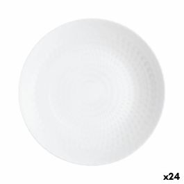 Plato Hondo Luminarc Pampille Blanco Vidrio (20 cm) (24 Unidades) Precio: 65.94999972. SKU: S2707304