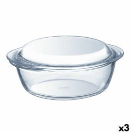 Cacerola Con Tapa Pyrex Essentials Transparente 1,4 L (3 Unidades)