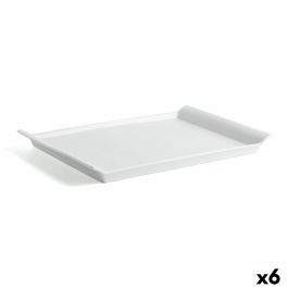 Fuente de Cocina Quid Gastro Fresh Rectangular Cerámica Blanco (36 x 25 cm) (6 Unidades) Precio: 62.94999953. SKU: S2707696
