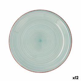 Plato Llano Cerámico Vita Aqua Quid 27 cm (12 Unidades)