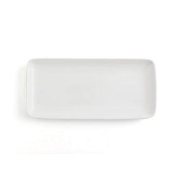 Fuente de Cocina Ariane Vital Coupe Rectangular Cerámica Blanco (36 x 16,5 cm) (6 Unidades)
