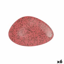 Plato Llano Ariane Oxide Triangular Cerámica Rojo (Ø 29 cm) (6 Unidades) Precio: 82.94999999. SKU: S2708380