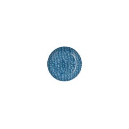 Plato Llano Ariane Ripple Cerámica Azul (10 cm) (24 Unidades)