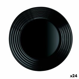 Plato de Postre Luminarc Harena Negro Vidrio (19 cm) (24 Unidades) Precio: 39.95000009. SKU: S2708985