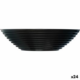 Cuenco Luminarc Harena Sopa 20 cm Negro Vidrio (24 Unidades)
