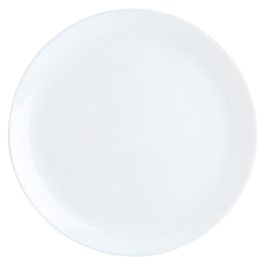 Plato Llano Luminarc Diwali Blanco Vidrio (Ø 27 cm) (24 Unidades)