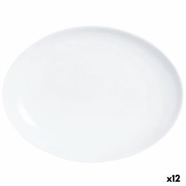 Fuente de Cocina Luminarc Diwali Ovalado Blanco Vidrio (33 x 25 cm) (12 Unidades) Precio: 152.95000039. SKU: S2709250
