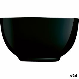 Bol Luminarc Diwali Noir Negro Vidrio Vidrio templado 14,5 cm (24 Unidades)