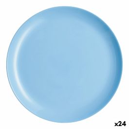 Plato Llano Luminarc Diwali Azul Vidrio (25 cm) (24 Unidades) Precio: 66.95000059. SKU: S2709430